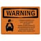 Signmission Safety Sign, OSHA WARNING, 7" Height, 10" Width, Carbon Dioxide Gas, Landscape OS-WS-D-710-L-12515 - alternate 1
